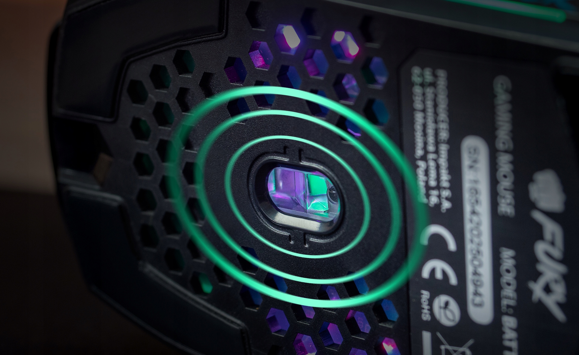 MYSZ DLA GRACZY 6400DPI PODŚWIETLENIE GAMINGOWA Model Battler