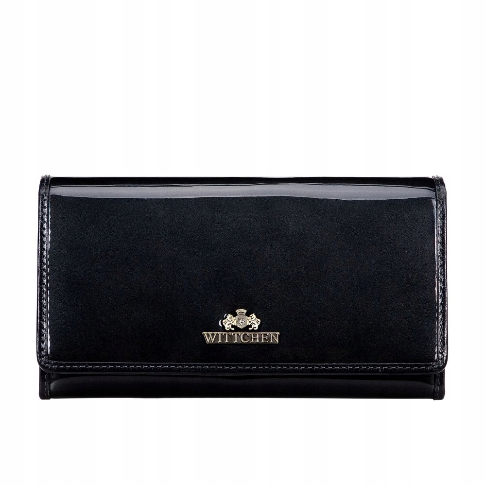 Dámská peněženka Wittchen Florence 14-1L-903-8A lakovaná kůže grafitová