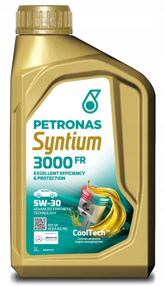 Olej Petronas Syntium 3000 Fr 5W30 1L °CoolTechTM