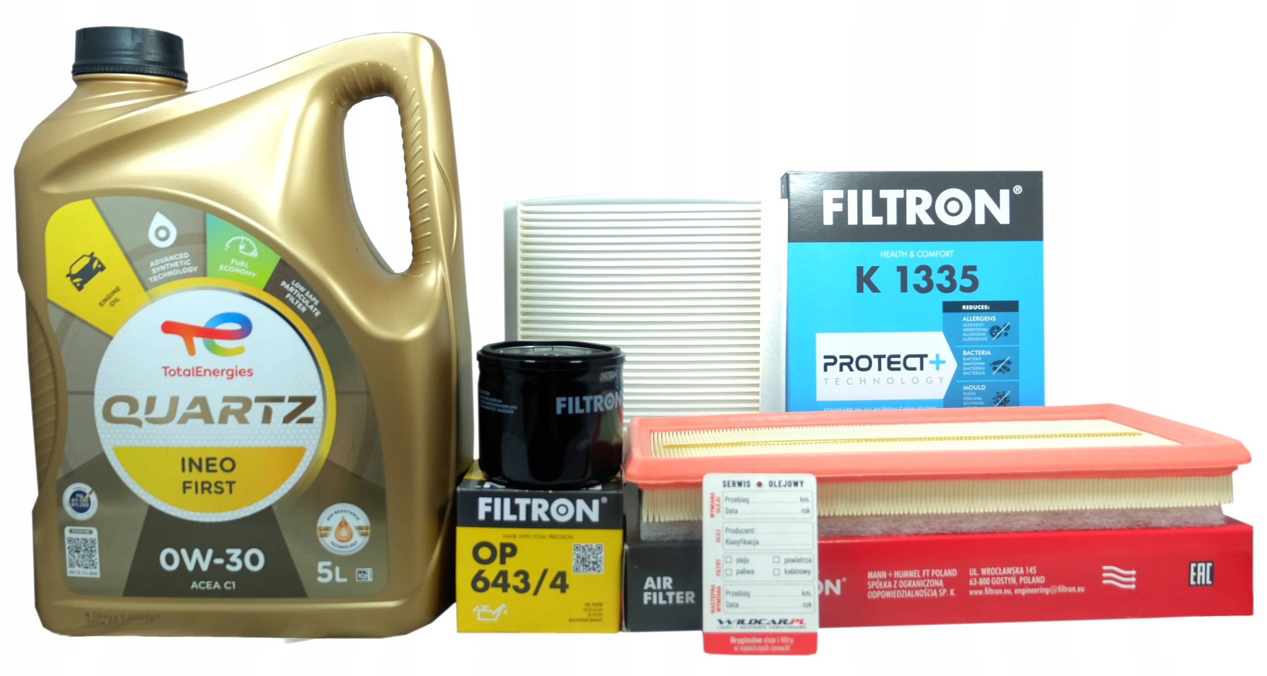 3 Filtre olej 0v30 Alfa Romeo Tonale 1.3 190 275