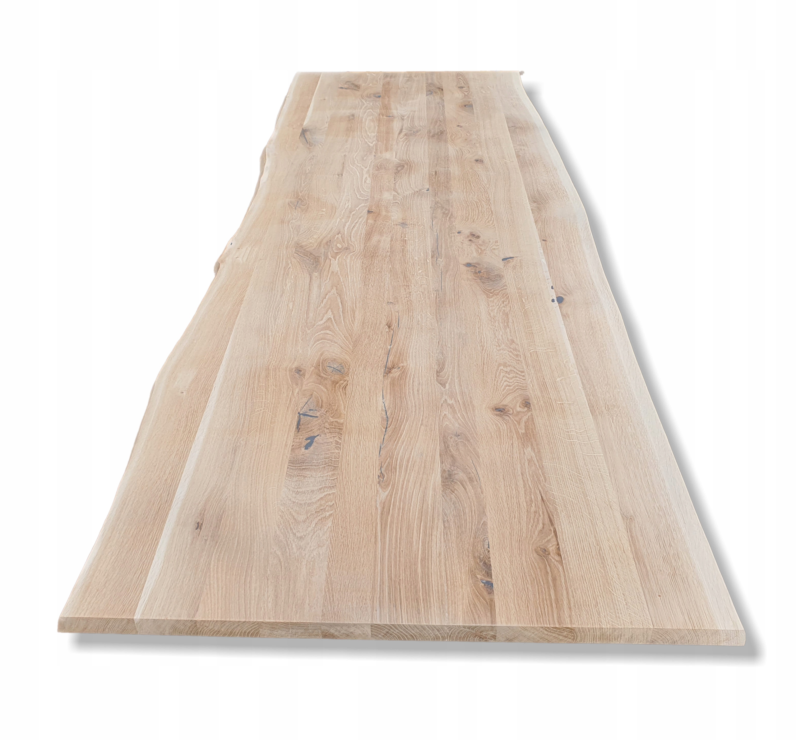 BLAT DĘBOWY RUSTIC, KRAWĘDŹ OFLIS, 180X90CM Szerokość mebla 180 cm