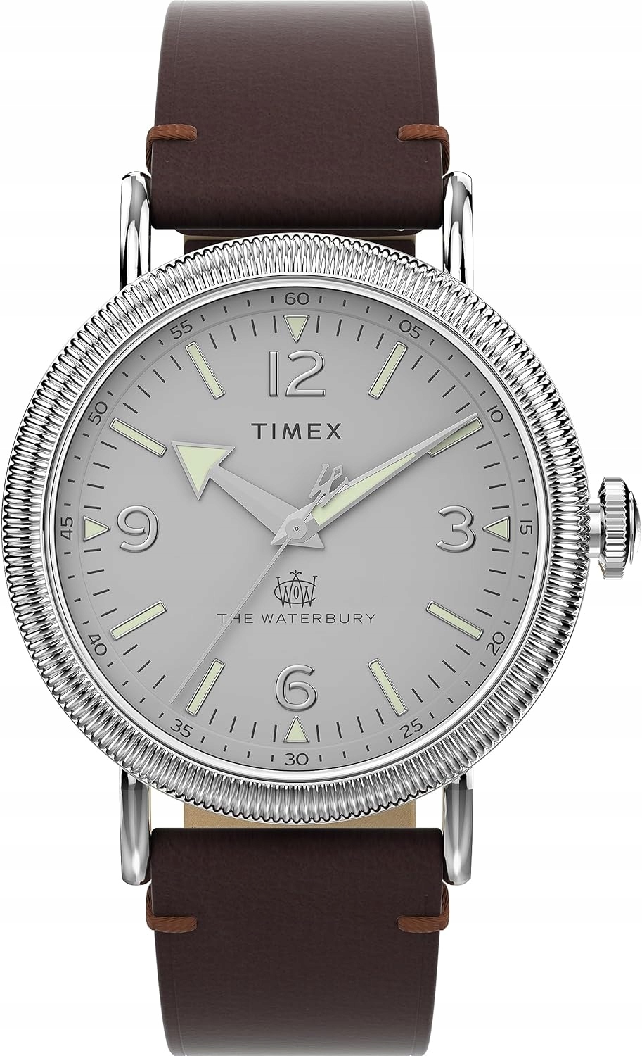 Timex Waterbury 40 mm Pánské Hodinky Kůže Bronz 50M