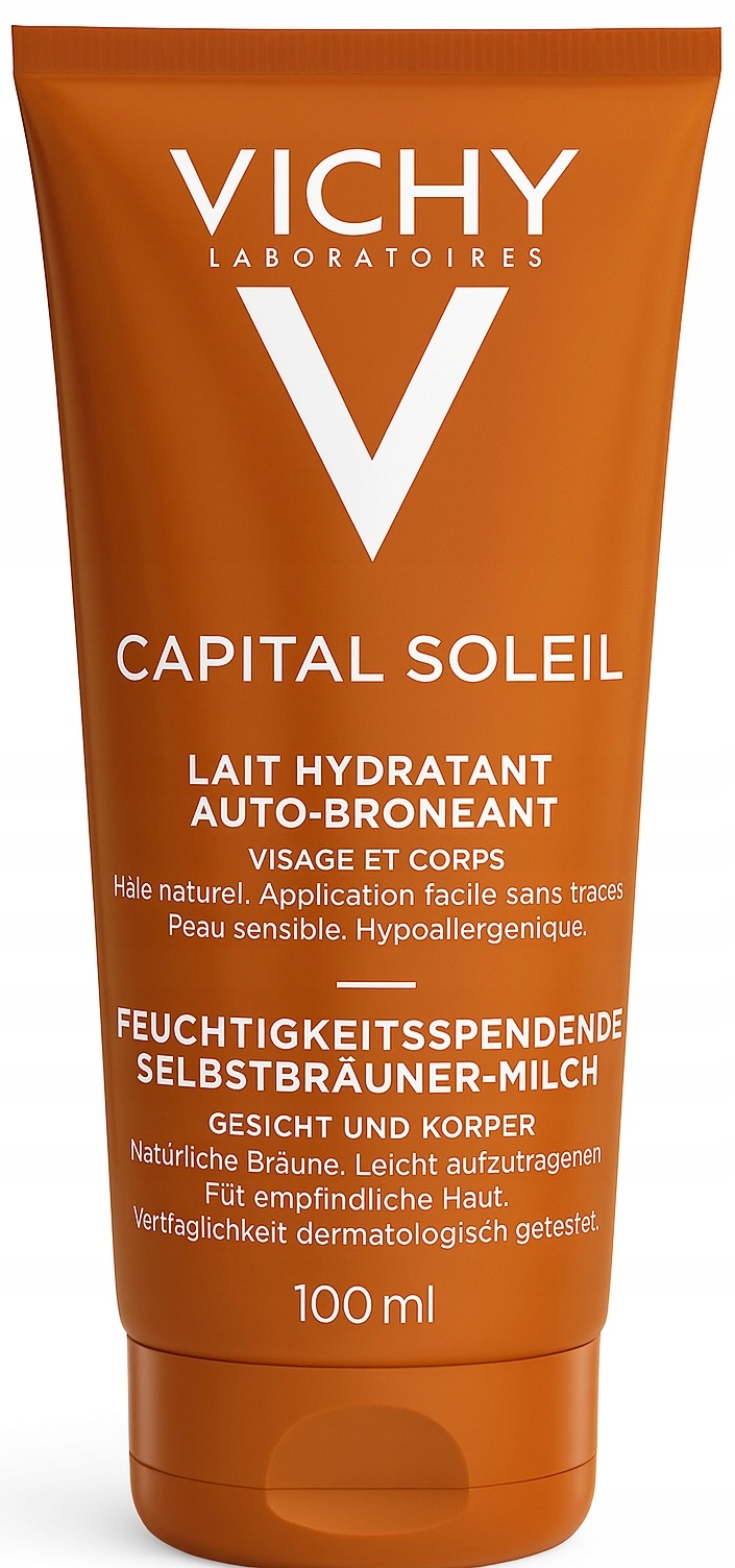 Vichy Capital Soleil Samoopalacz 100ML Nawilżające Mleczko Twarz I Ciało