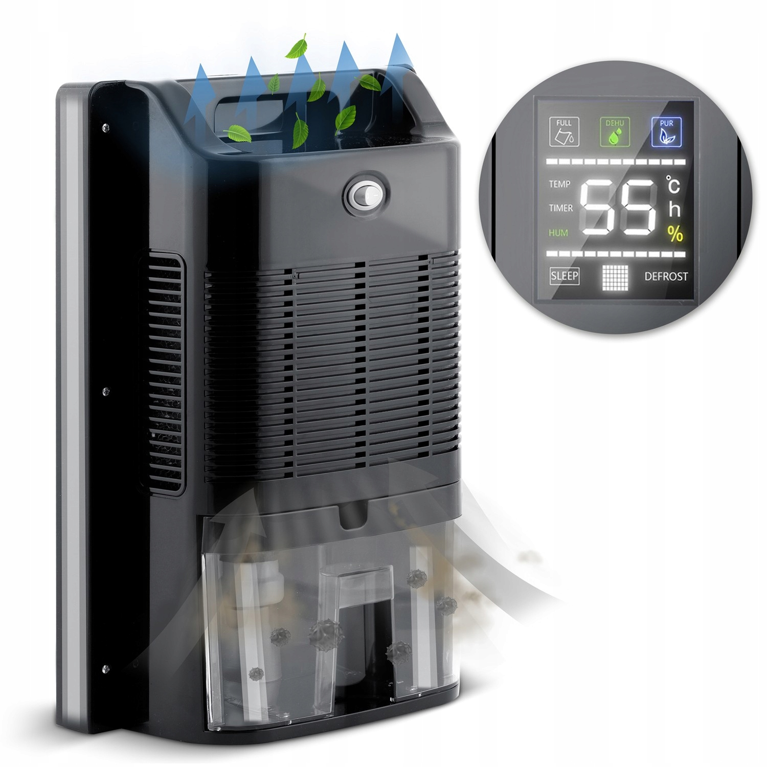 Osuszacz powietrza pochłaniacz wilgoci Berdsen BR-20D czarny