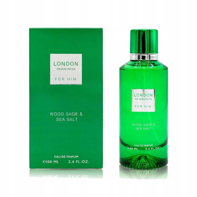 Perfumy na lato London Fragrances For Him Wood Sage & Sea Salt EDP 100 ml Kod producenta YAS60996