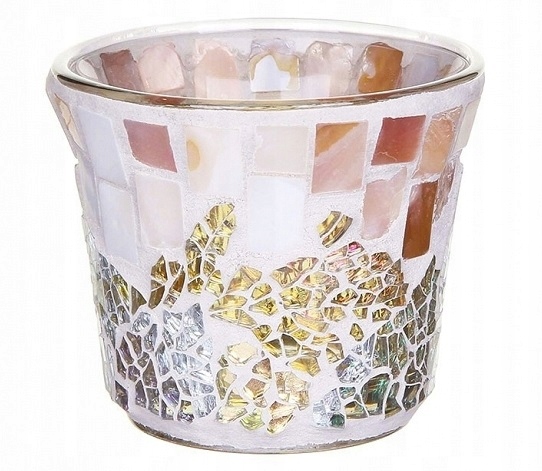 

Yankee Candle Gold Pearl Mosaic Votive Holder