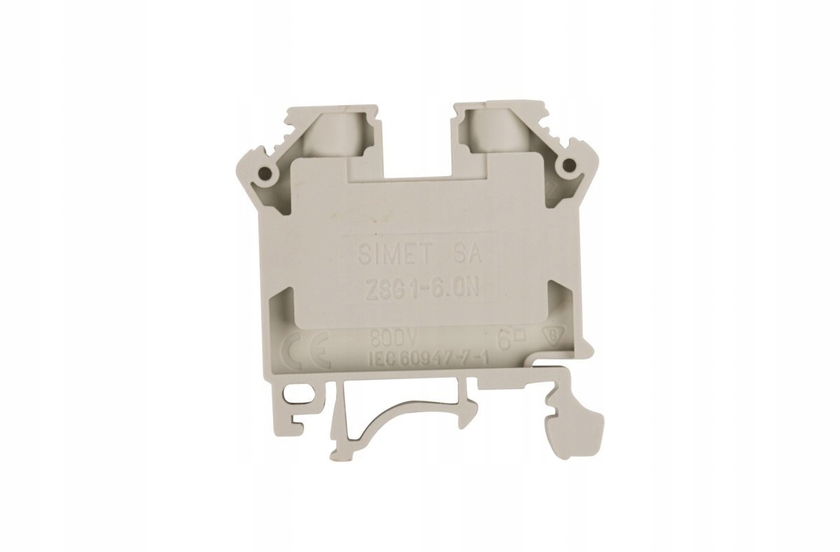 

Złączka szynowa 2-przewodowa 6mm2 Zsg 1-6.0Ns