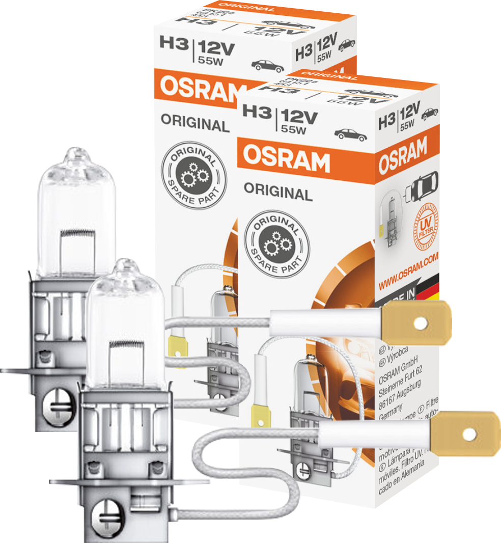 

2x Osram Original Żarówka H3 12V 55W PK22S