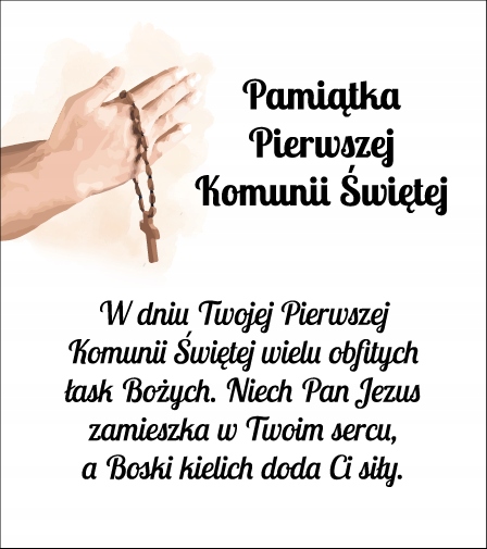 PAMIĄTKA PIERWSZEJ KOMUNII ŚWIĘTEJ ANIOŁEK BRELOK DLA UCZNIÓW UPOMINEK Marka bez marki