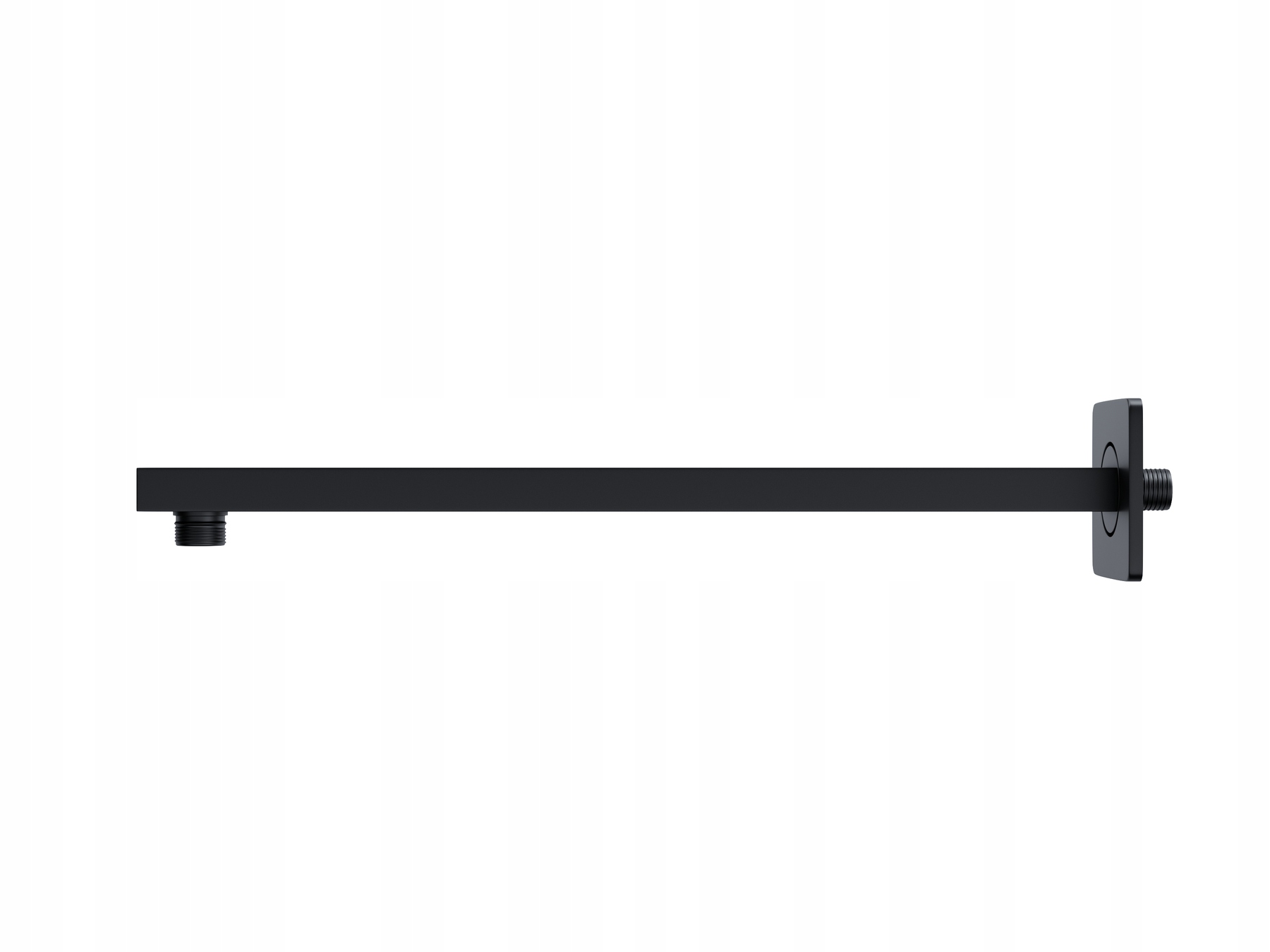 Sprchové rameno pro dešťovou sprchu 38 cm, černé