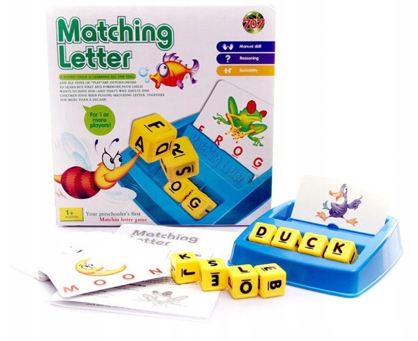 GRA MANUALNA MATCHING LETTER 30 KART ZWIERZĘTA Kod producenta 254552