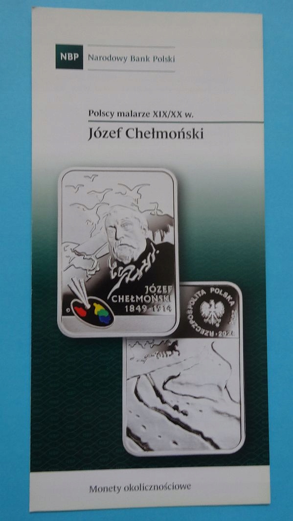 Folder 20 zł 2014,J.CHEŁMOŃSKI,stan I (5 szt)