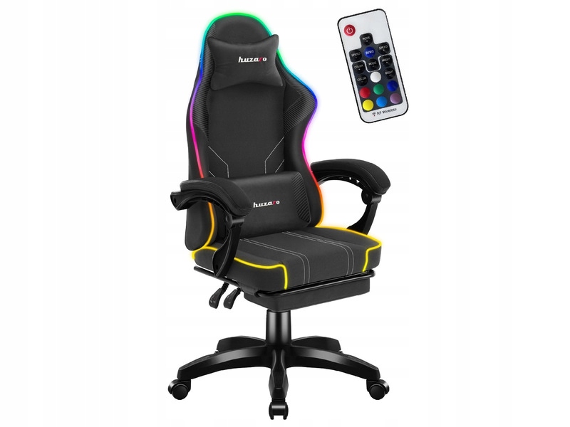 Fotel HUZARO Force 3.7 RGB Czarny