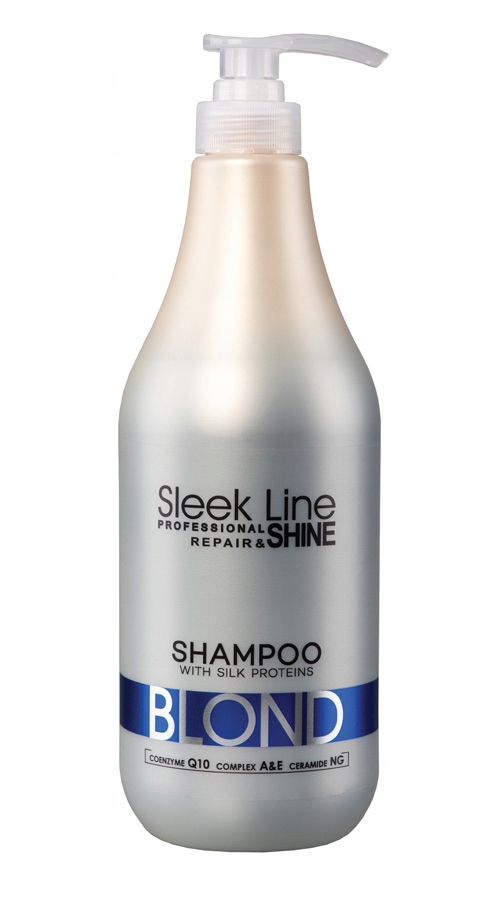 STAPIZ SLEEK LINE SZAMPON Z JEDWABIEM BLOND 1000ml