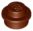 

Lego Płytka okrągła 1x1 R. Brown 4073 Nowy 4SZT