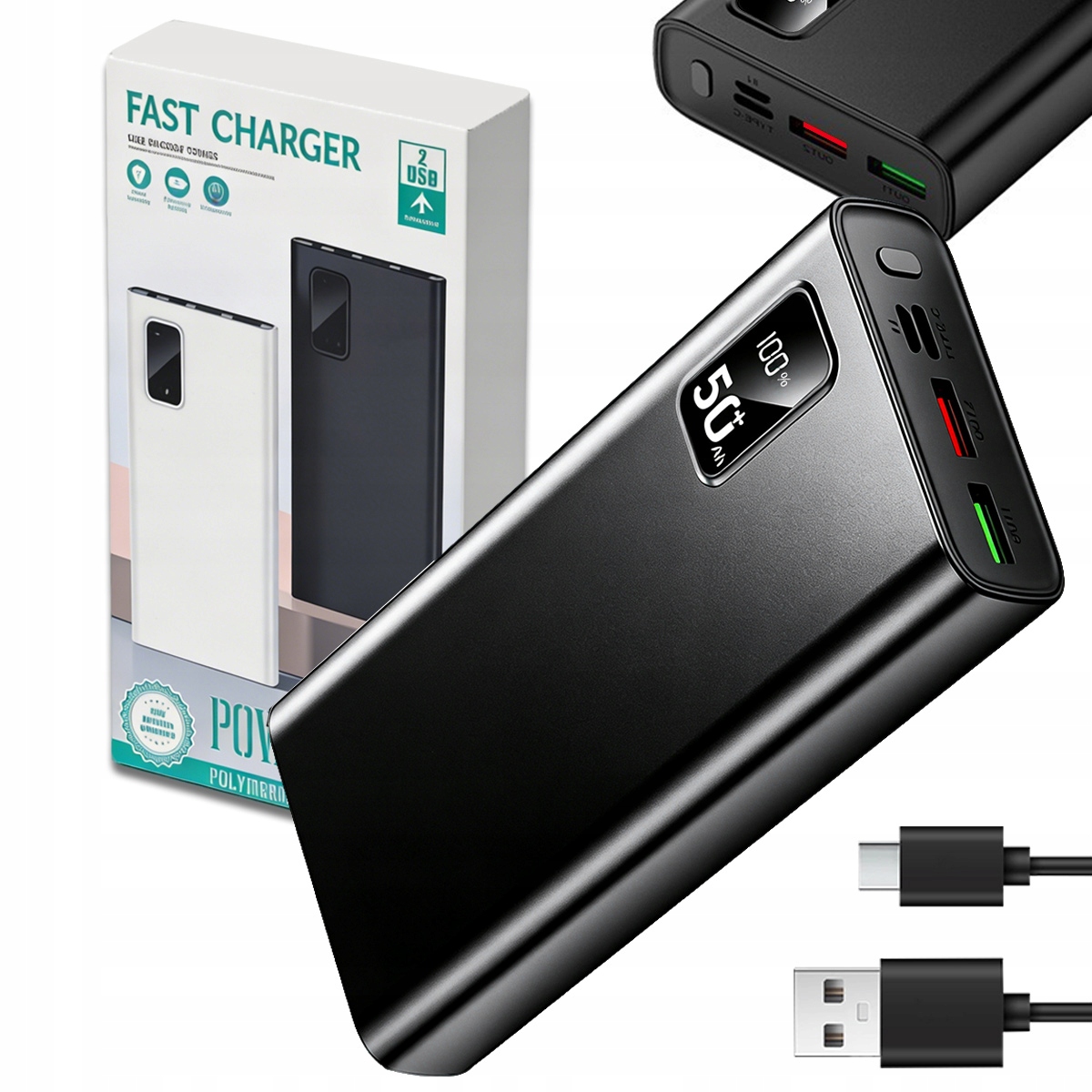 Powerbank Battery Pack Fast Charge 22,5W 50000 mAh