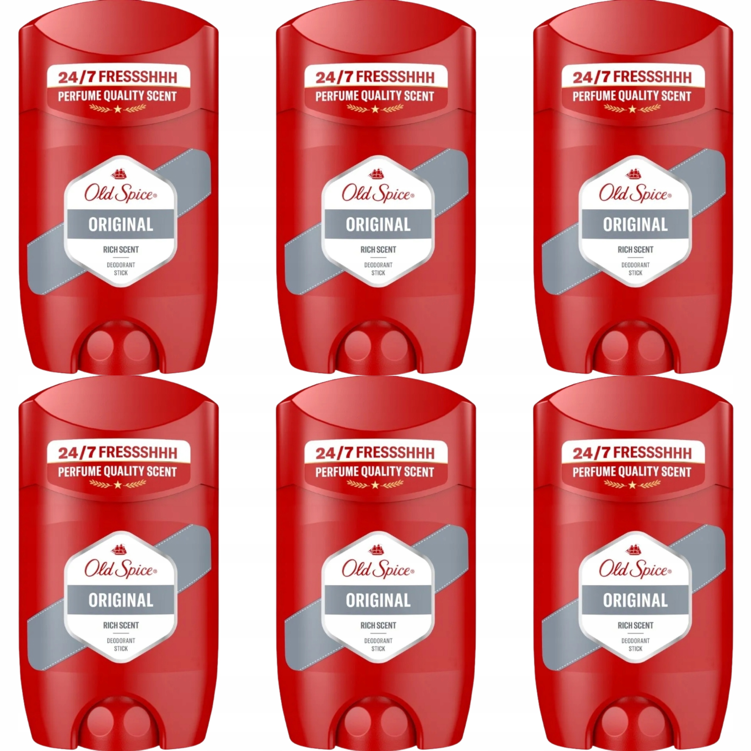 Old Spice Original deodorant v tyčince pro muže 6 x 50 ml