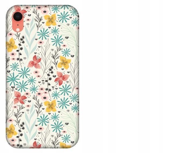 

Etui pokrowiec iPhone Xr Floral kwiaty botanical