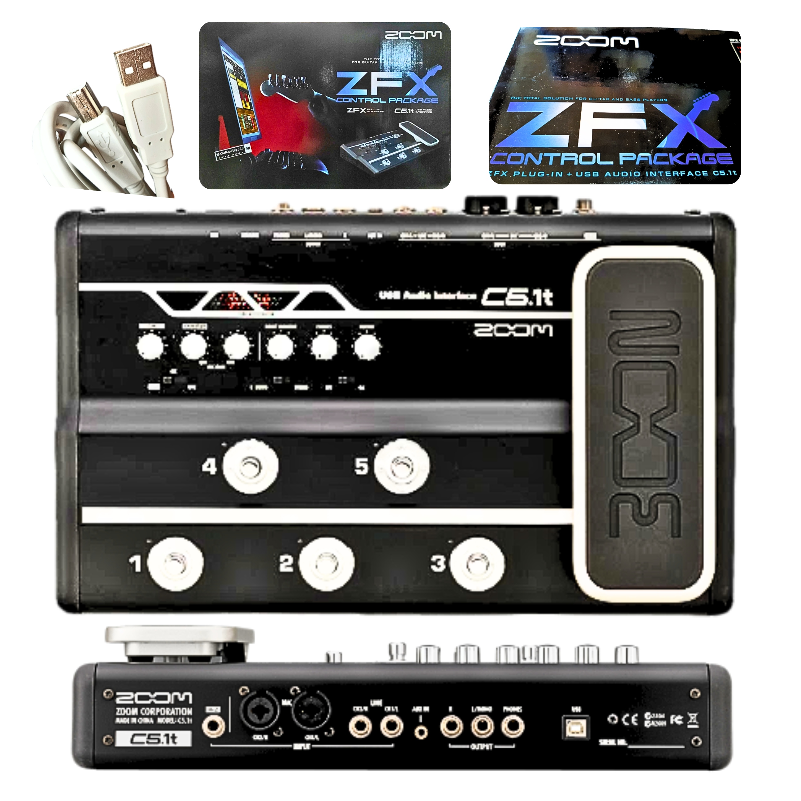 Zoom C5.1t ZFX interfejs do nagrywania gitar PRZETWORNIK DO