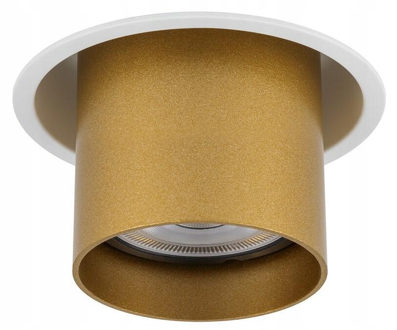 Podomítkové svítidlo Mono Slide Zlatá Bílá 1xGU10 IP20 Stropní očko do domu