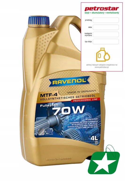 RAVENOL MTF 4 SAE 70W 4L