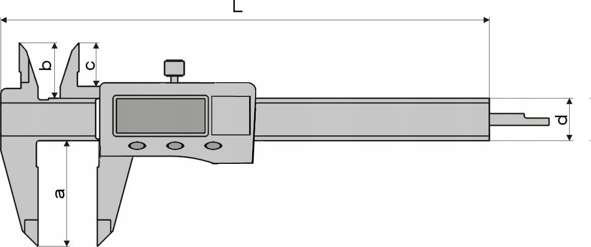 SUWMIARKA ELEKTRONICZNA MAUa-E DIN862 150 x 40 mm Rodzaj elektroniczna