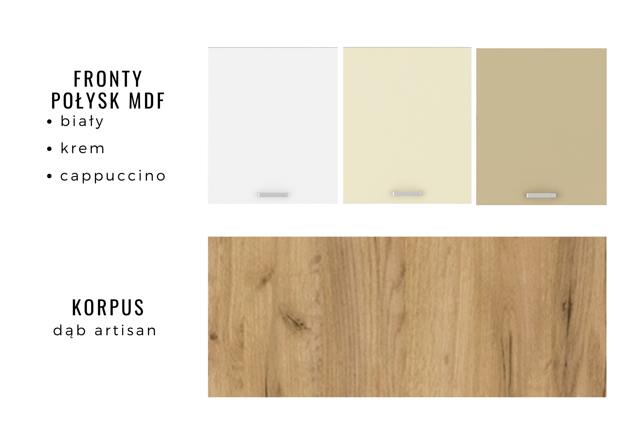 Szafka kuchenna ODESSA 40 D 1F BB Marka Meble Noka