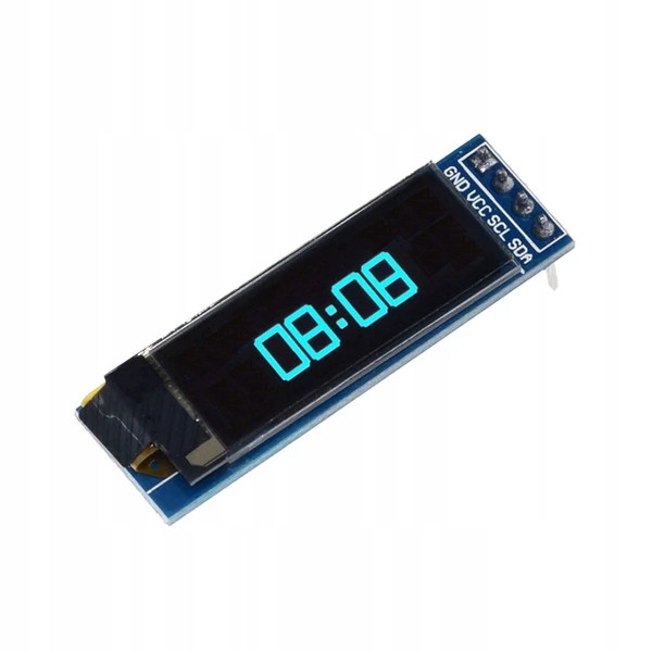 Wyświetlacz Oled 0.91 i2c Niebieski