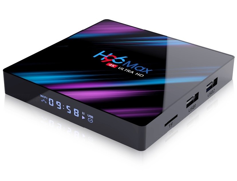 SMART TV BOX H96 MAX 4GB/64GB ANDROID NETFLIX 4K PRZYSTAWKA WIFI ULTRA HD Certyfikat CE