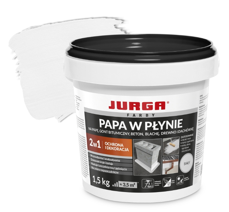 Papa w płynie Jurga 1,5 kg BRĄZOWA PĘDZEL GRATIS (opakowanie zastępcze) Marka Jurga