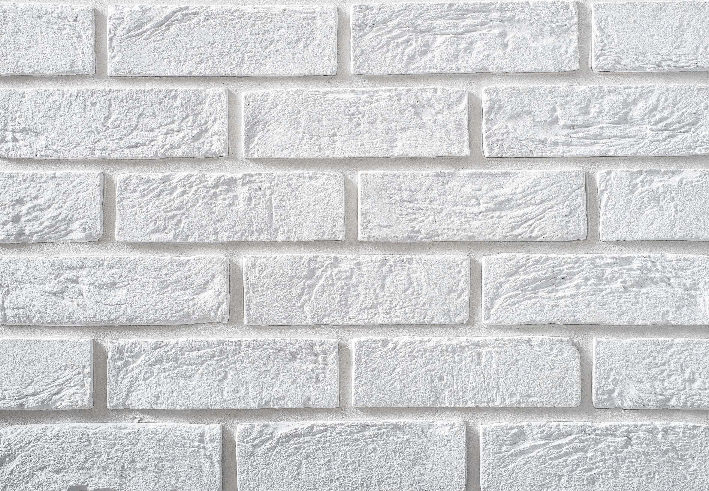 Cihla na fasádu, fasádní a interiérový klinker retro bílá