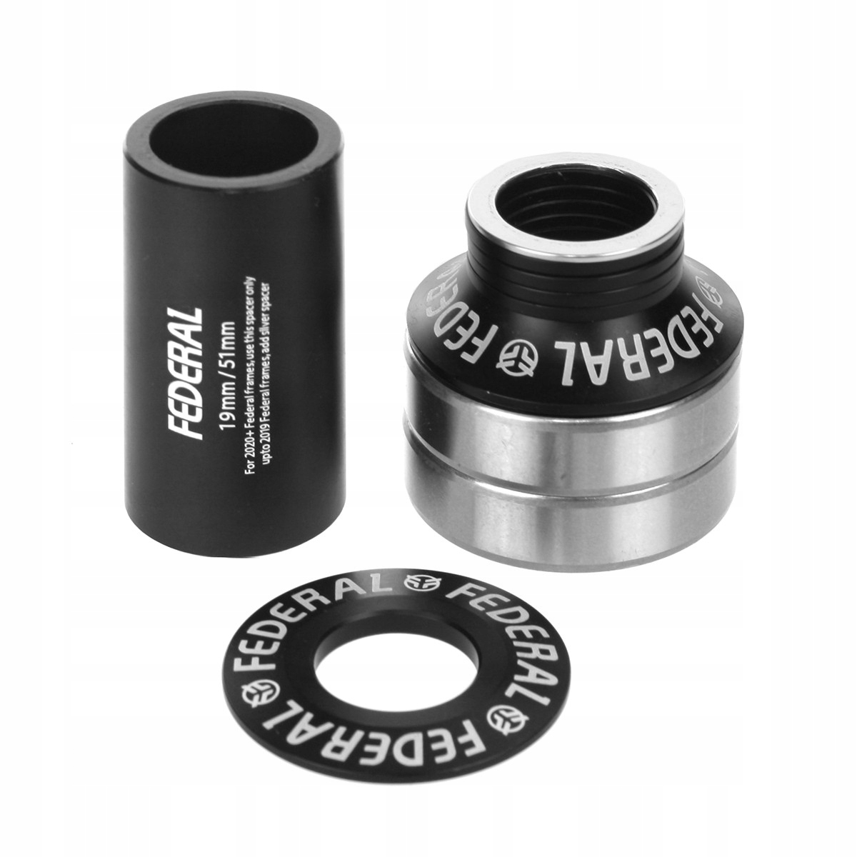Bmx suport Federal v2 Mid Bb černý 19 mm