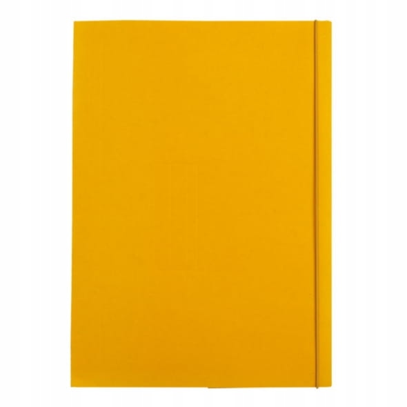 

Teczka z gumka lakierowana żółta