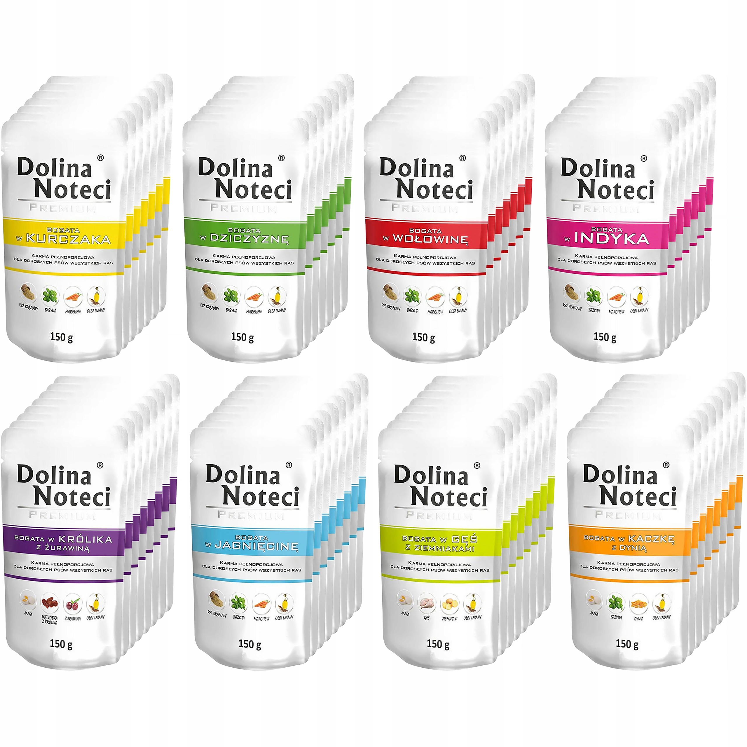 Levně Dolina Noteci Premium sáček MIX Chutí 60 x 150 g