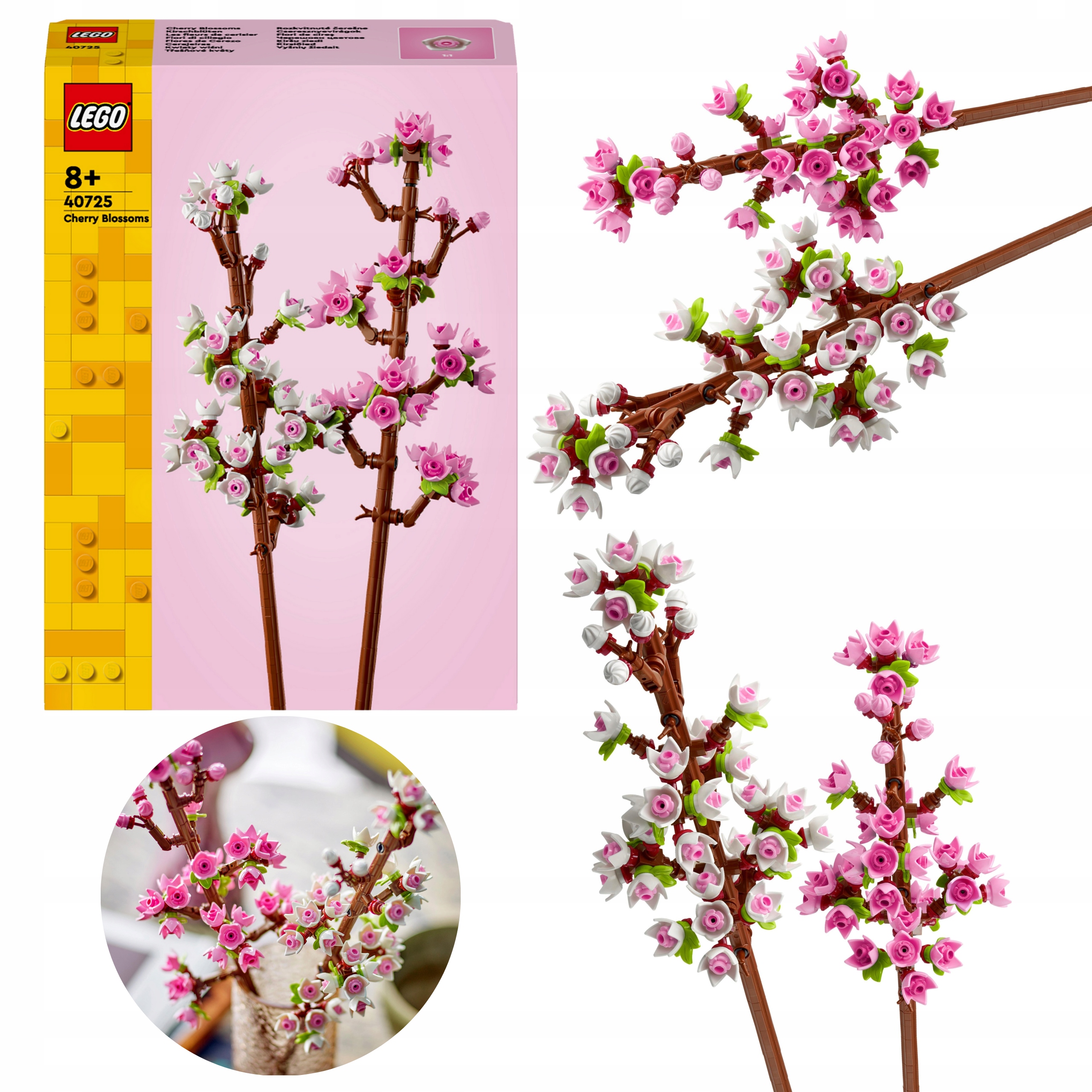 Lego Botanicals Na Walentynki Premium Zestaw Dla Niej Kwiaty Wiśni