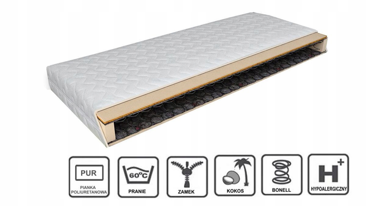 

Materac Bonellowy Air Kokos 160x200x16 Kodur