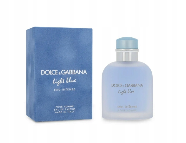 D&g Dolce & Gabbana Light Blue Eau Intense Pour Homme 100ml Edp Perfumowana