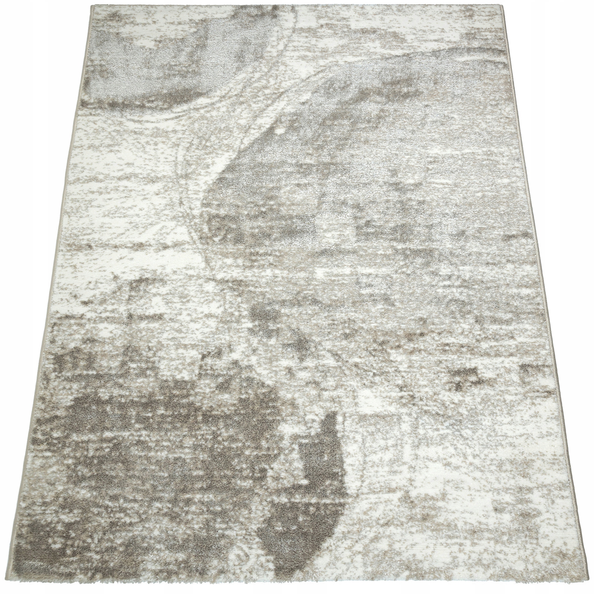 Koberec Koberec Běhoun Do Ložnice Béžový Měkký 60x100CM Moderní Glamour Módní