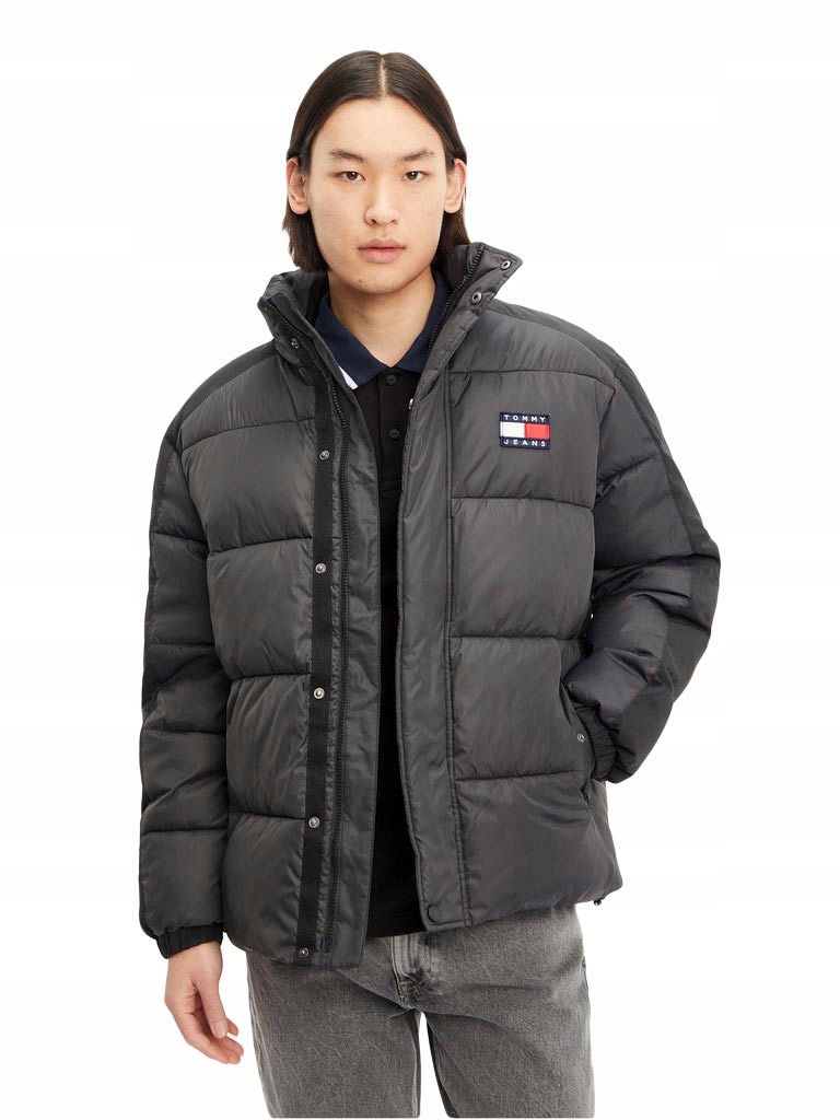 Tommy Hilfiger Kurtka Męska Badge Puffer Black rXL