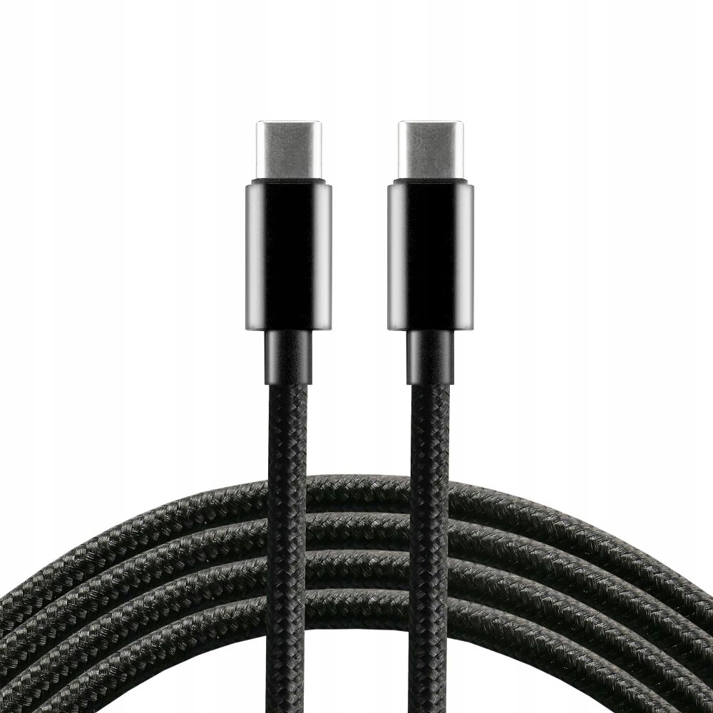 Mocny szybki kabel przewód Usb-c Typ-C Pd 3A 60W everActive CBB-1PD3 1m