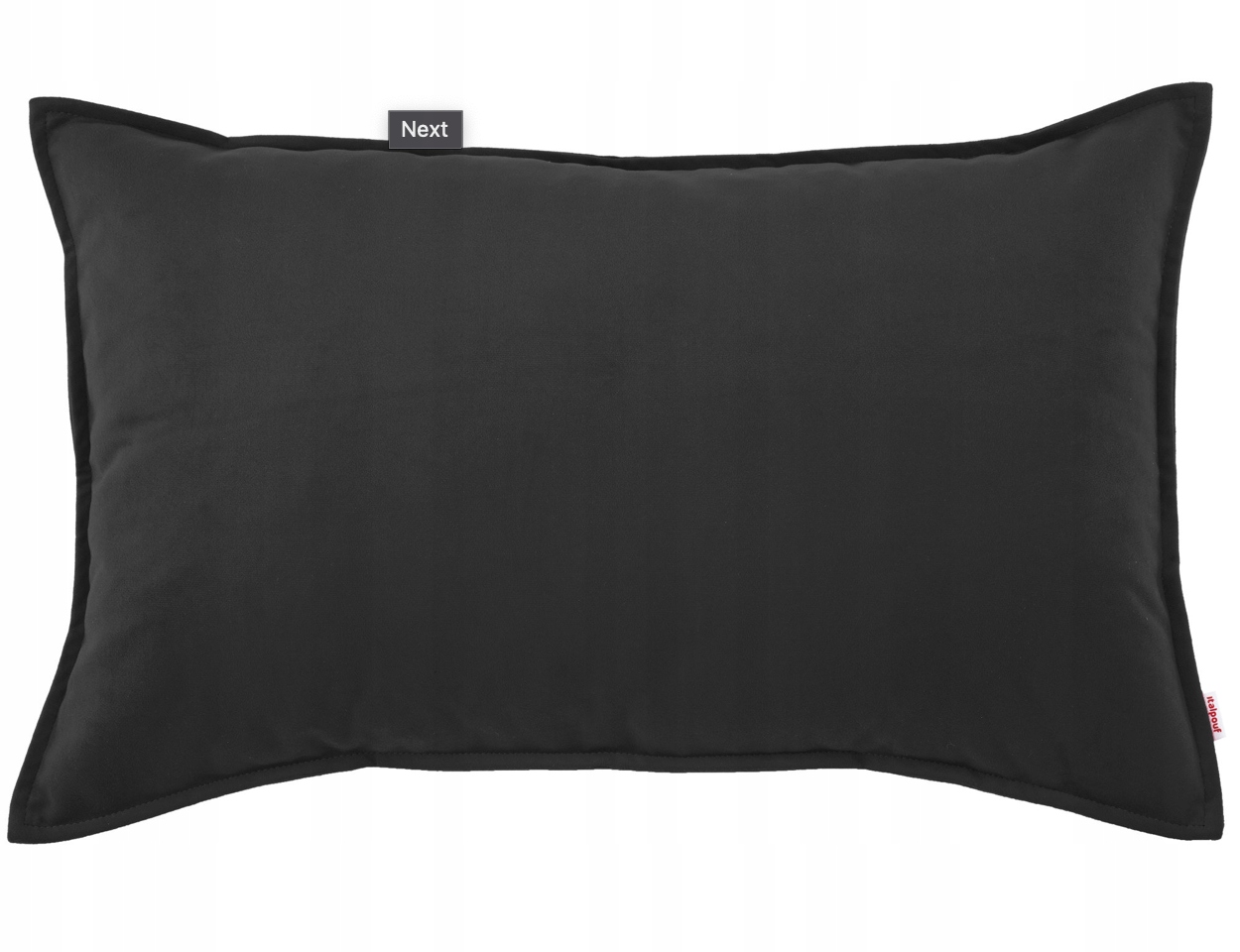 Plyšová dekoratívna poduška Šedá 45x140