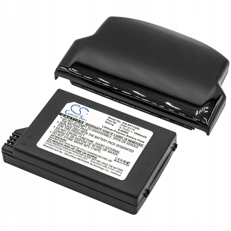 TECHTEK Bateria 1800mAh kompatybilna z [Sony] Lite, PSP 2th, PSP-2000, PSP