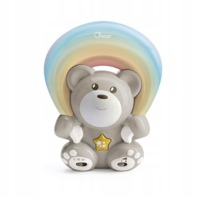 CHICCO MIŚ RAINBOW 3w1 PROJEKTOR LAMPKA POZYTYWKA