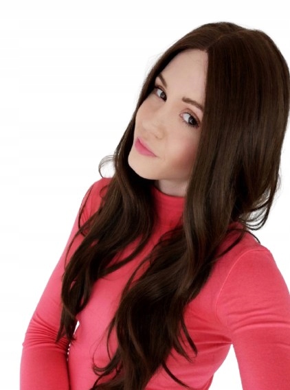 Dlouhá vlnitá paruka bez ofiny Liliana lace front hnědá mix Nessaja wig