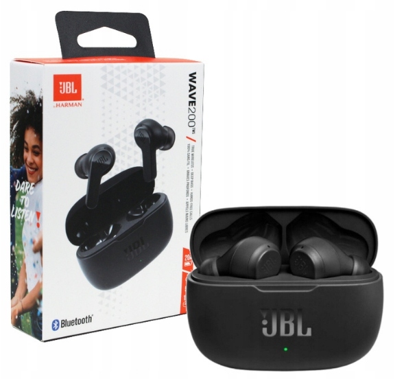 DOUSZNE JBL WAVE 200 TWS SŁUCHAWKI BEZPRZEWODOWE Zasięg 10 m