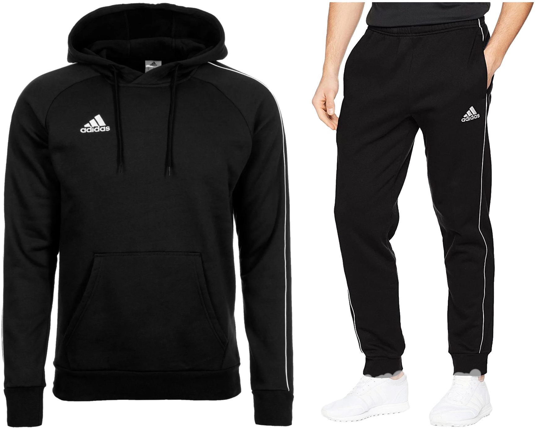 

Dres Kompletny Adidas Bluza Spodnie Męskie L