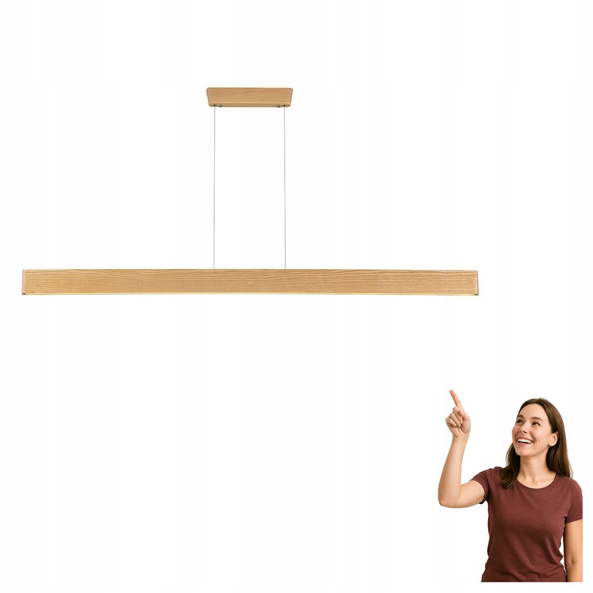Led závesná lampa 24W Prima Wood 18125 Tk Lighting