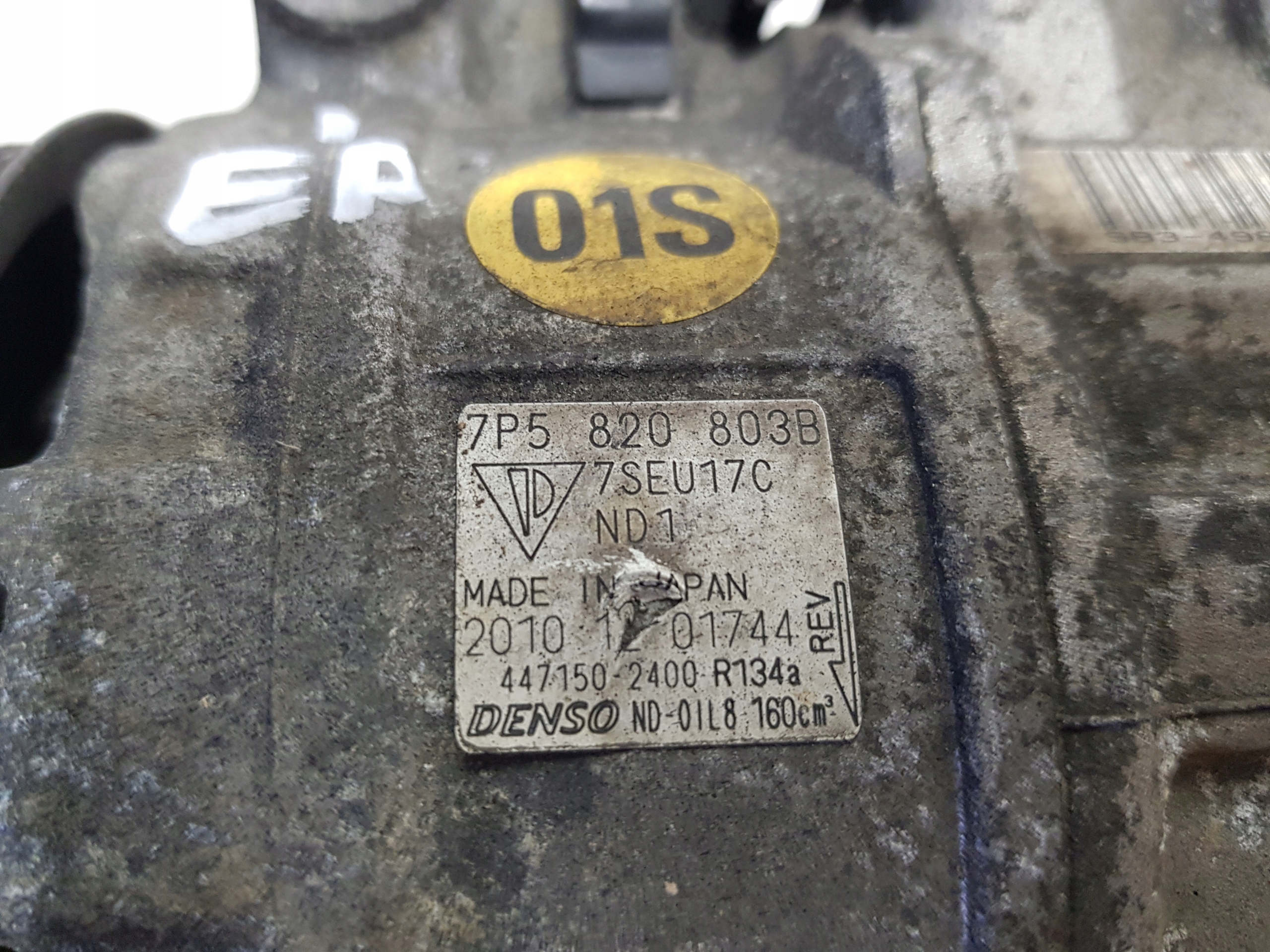 compressor; compressor of the air conditioning PORSCHE CAYENNE 7P 7P5820803B