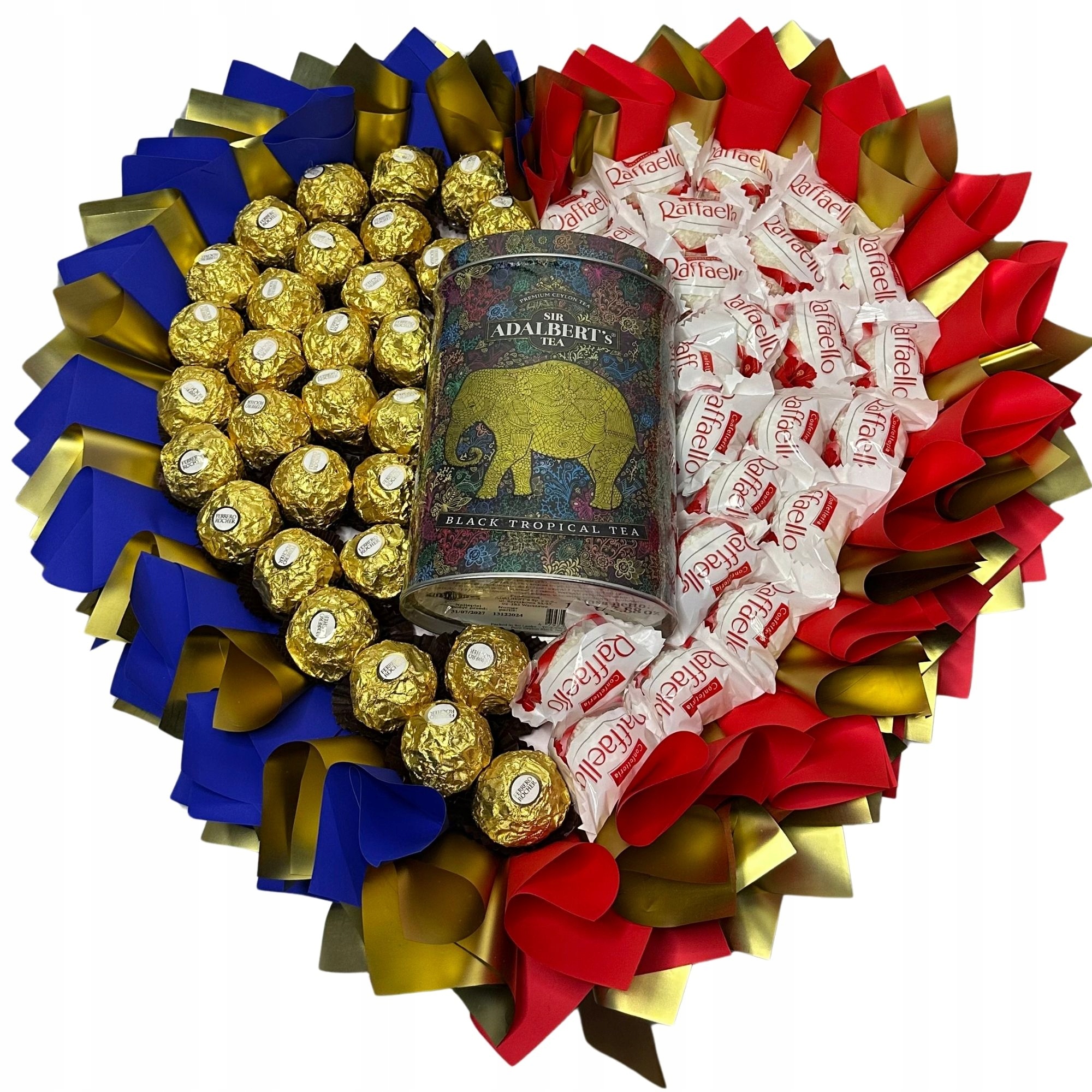 Levně Dárková Sada Ve Tvaru Srdce S Čajem, Poděkování Den Prarodičů