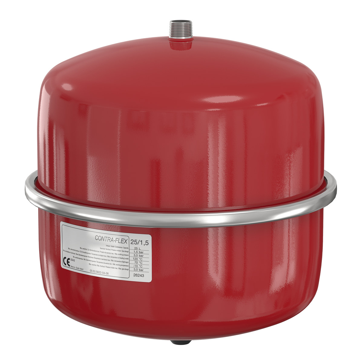 Expanzní membránová nádoba CONTRAFLEX-25, 25 l, 1.5/3 bar 70 st., příl